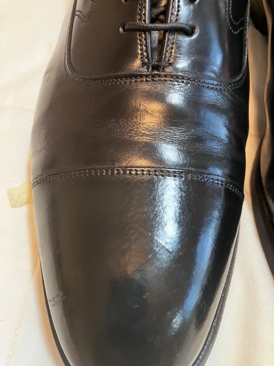 Johnson and Murphy Optima Made in the USA Men\'s Black 11 1/2 Cap Toe Shoes main image 10